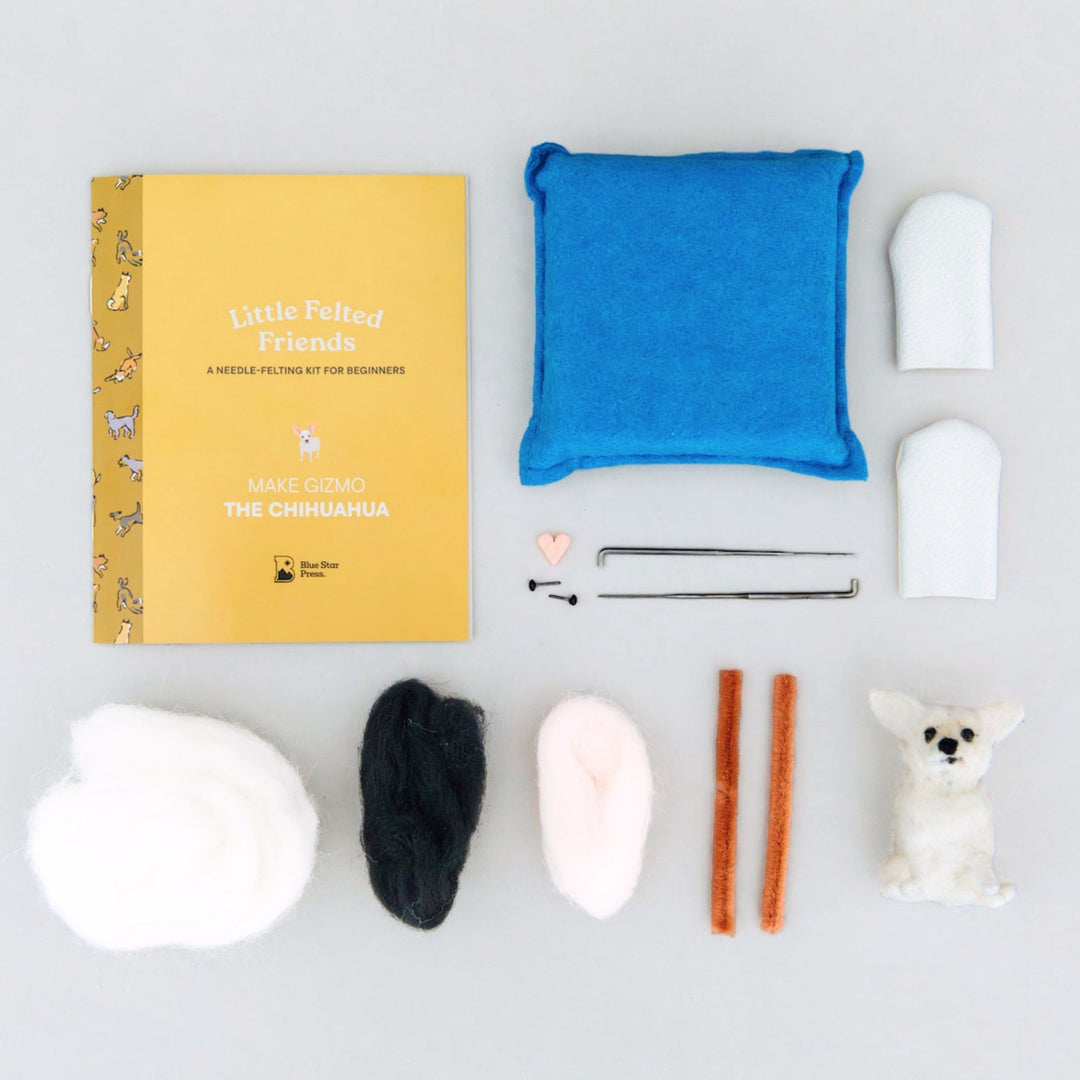 Chihuahua Needle Felting Kit for Beginners
