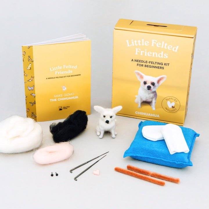 Chihuahua Needle Felting Kit for Beginners