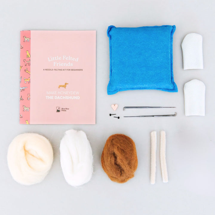 Dachshund Needle Felting Kit for Beginners