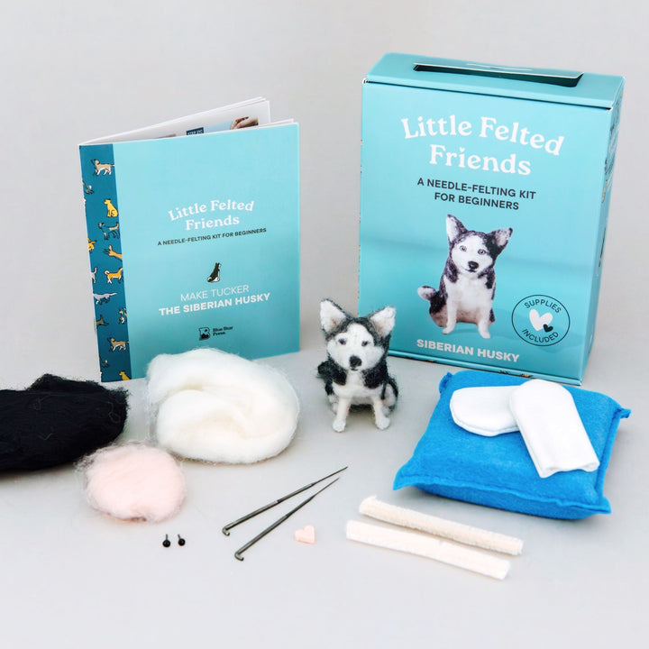 Husky Needle Felting Kit for Beginners
