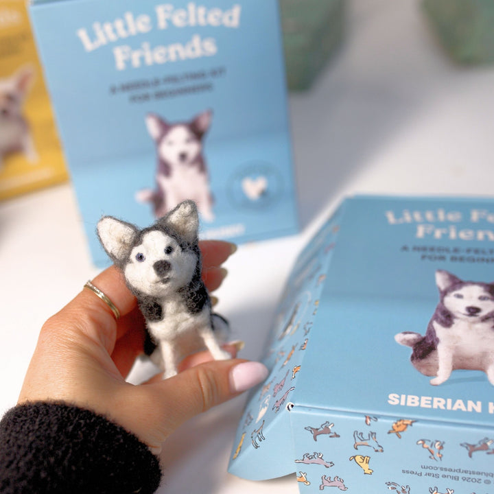 Husky Needle Felting Kit for Beginners